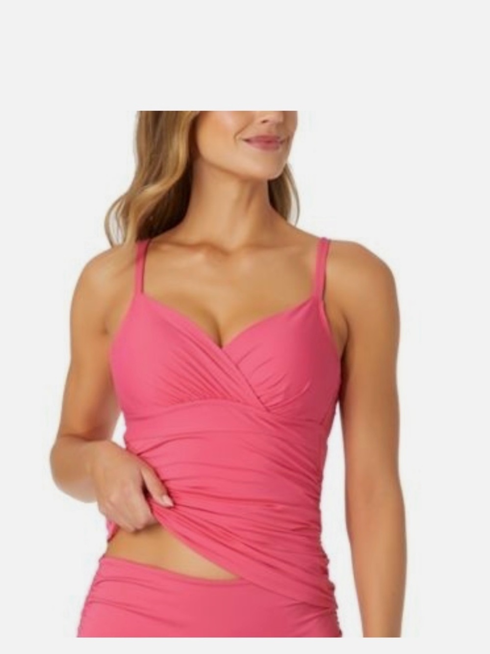 NWT Anne Cole
Women's Surplice Underwire Tankini Top 36C/38B